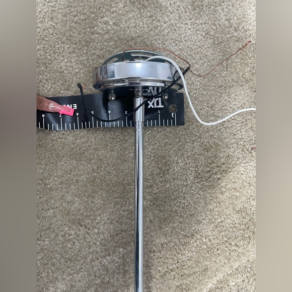 Chrome Modern/Contemporary Clear Glass Teardrop Chrome Pendant Light - Picture 8 of 13